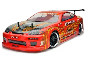 FTX Banzai Pre-Painted 1:10 Drift Bodyshell With Decals + Wing (255mm WB)