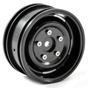 FTX Outback Steel Look Lug Wheel (2 ) - Black