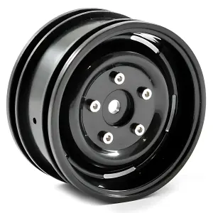FTX Outback Steel Look Lug Wheel (2 ) - Black