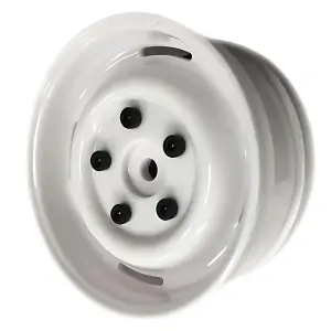FTX Outback Steel Lug Wheel (2 ) - White