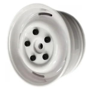 FTX Outback Steel Lug Wheel (2 ) - White