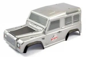 FTX Outback Ranger 2.0 (Land Rover Defender Style) Pre Painted Grey Bodyshell - 250mm WB