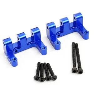 FTX Mauler Aluminium Centre Link Ball Mounts (2Pcs) - Blue