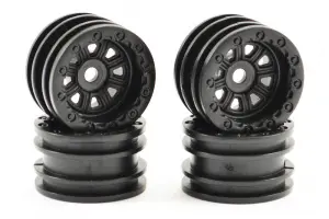 FTX Outback Mini Wheel Set - Black (4Pc)