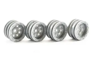 FTX Outback Mini Wheel Set - Grey (4Pc)