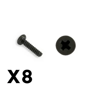 FTX Outback Mini 3.0 Round Hea D Self Tapping Screw 1.7X7 (8P