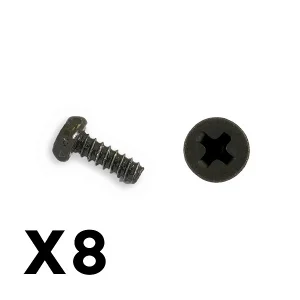 FTX Outback Mini 3.0 Round Hea D Self Tapping Screw 1.7X5 (8P