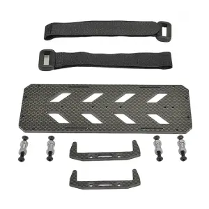 FTX Fury X Carbon Fibre Battery Tray + Velcro Straps