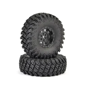FTX Outback Hi-Rock Pre-Mounte D Wheels + Tyres (2)