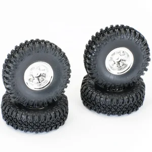 FTX Outback Mini X 2.0 Grabber Mounted Tyres/Chrome Wheels
