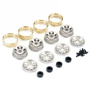 FTX Outback Mini X/Xp Steelie W/Brass Inner Bead 1.2 Wheels