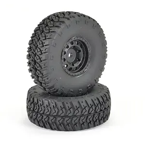 FTX Outback Ranger XC Wheel + Tyre Set - Black (2)