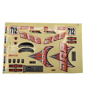 FTX DR8 Decal - Red