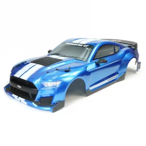 FTX Supaforza Blue Body - Printe D - Trimmed - Decal Applied - Assembley