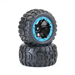 FTX Tracer Monster Truck Blue Wheel/Tyres Complete (2)