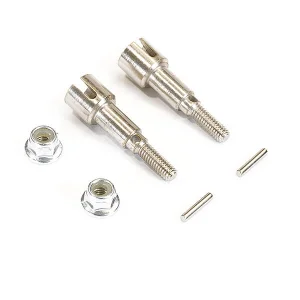 FTX Tracer Metal Rear Wheel Shafts - Pins + M4 Nuts