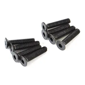 FTX Flat Head Screw M3 X 15mm (8Pc)