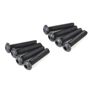 FTX Button Head Screw 2.5 X 12 X 1.5 (8Pc)
