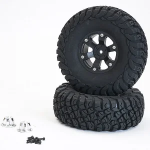 FTX Texan 1:10 Mounted Tyres O N 6-Spoke Beadlock Wheels (2)