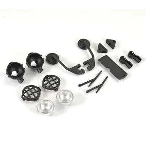 FTX Texan 1:10 Moulded Mirrors - Spot Light + Wipers