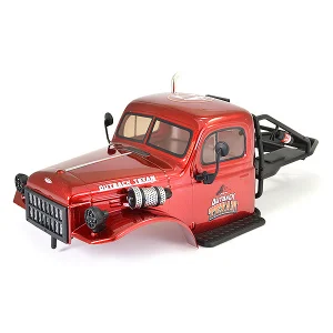 FTX Texan 1:10 Cab Bodyshell + Roll Cage Assembly - Red