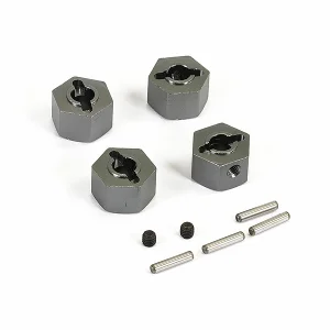FTX Texan 1:10 Metal Wheel Hexes + Pins (4Pc)