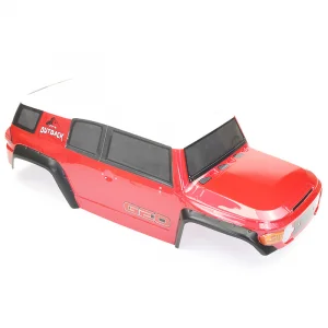FTX Outback Geo 4X4 PC Red Bodyshell + Decal (No Accessories)