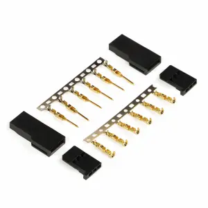Futaba connector Pairs, Male / Female, Gold Plated (2 pcs)