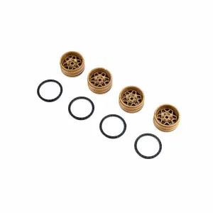 1/30 KMC Torx Wheels with Glue-On Bead Rings (4): Axial SCX3