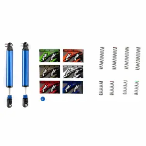 Pro-Comp Front/Rear (97mm) Scaler Shocks - Blue (2): 1:10 Roc