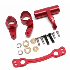 Steering Crank Set Red Aluminium 6S