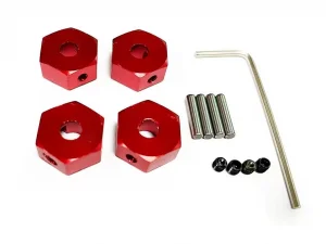 Wheel Hex Drive 14mm Red Aluminium 3S (4)
