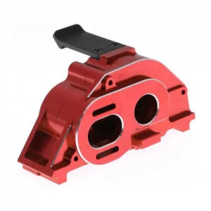 Motor Mount And Gearbox Case - Red Aluminium - 4S