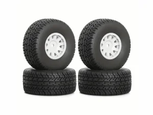 On-Road Tyre w/ White Rim - 1:18 Mojave