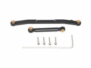 Steering Link Set Black Alloy AX/SCX24