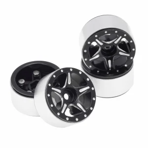5 Spoke B lock Aluminium Wheels 4pcs SCX24