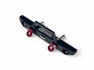 Fr Bumper Set Black Aluminium SCX24