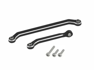 Aluminium Steering Link Set - Black SCX30