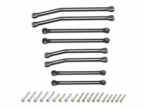 Aluminium Drag Link Set - Black SCX30