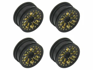 Wheel Set - Black Brass 4pcs SCX30