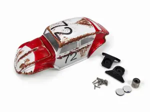 Beetle Body - Rustx (red And white - No72) - SCX30