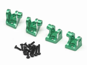 Axle Link Mount Fr And Rr Green Aluminium 4pcs - LMT Mini