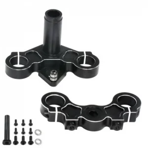 Aluminium Triple Clamp Set - Promoto - Black