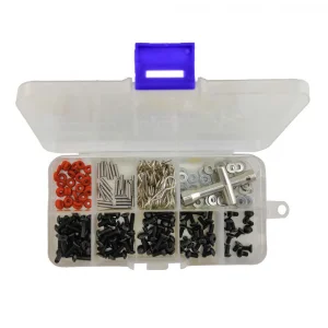 1:10 Screws And Parts Miscellaneous Items (161 Pieces) In a Plastic Pit Box