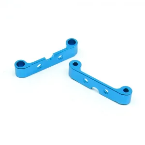 Suspension Arm Mount Fr And Rr Blue Aluminium TT-01 ** CLEARANCE **