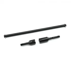 Center Drive Shaft And Joints - Black Auminum - TT-01