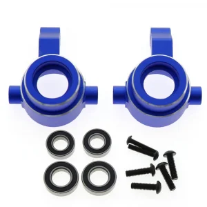 Steering Knuckle - Fr Blue Aluminium w/brgs (2) Sledge