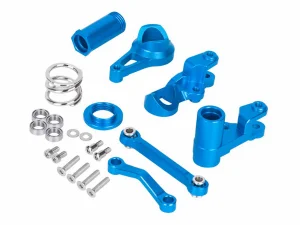 RC Overhaul Blue Alloy Servo Saver Assembly - Fits Slash 4x4 BL-2S Etc