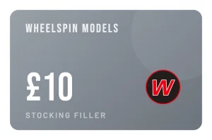 Wheelspin Models £10 Gift Voucher Certificate
