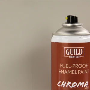 Guild Materials Matt Enamel Fuel-Proof Paint Chroma Light Grey (400ml Aerosol)